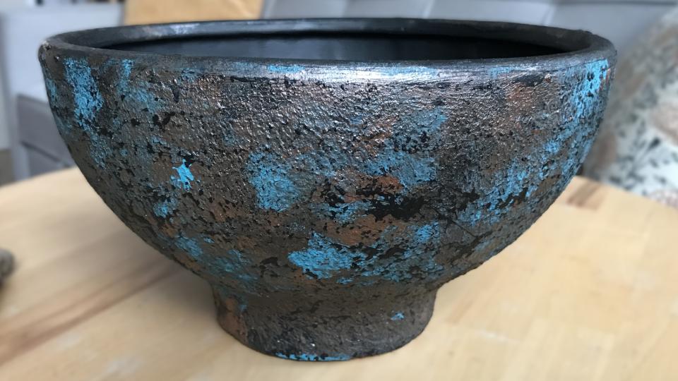 Antik bronz kermia